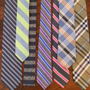 7 Ties - Ben Sherman - Burberry - Saks